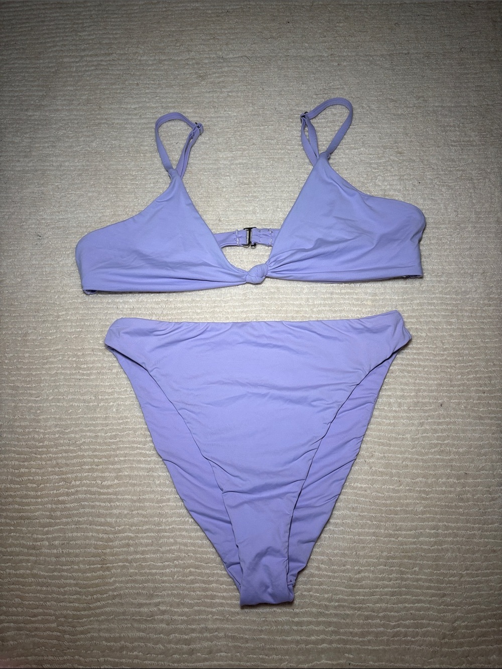 Dippin' Daisy's Lilac Knot-Front Bikini Set